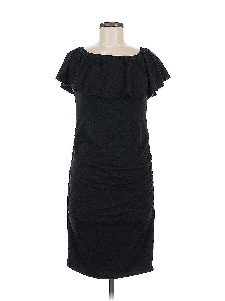 Pre-owned Unbranded Cocktail Dress In Black