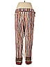 Blank London Stripes Gold Burgundy Casual Pants Size S - photo 2