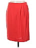 J.Crew 100% Polyester Solid Red Orange Formal Skirt Size 6 - photo 1