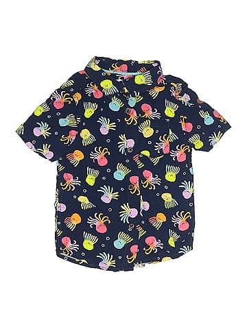 Cat & Jack Short Sleeve Button-Down Shirt (view 1)
