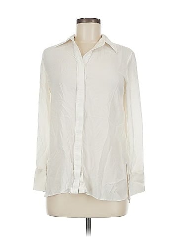 Alice + Olivia Long Sleeve Silk Top (view 1)