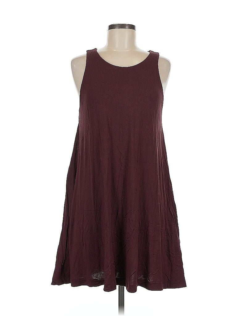 H&M Pre-owned Casual Dress In Burgundy