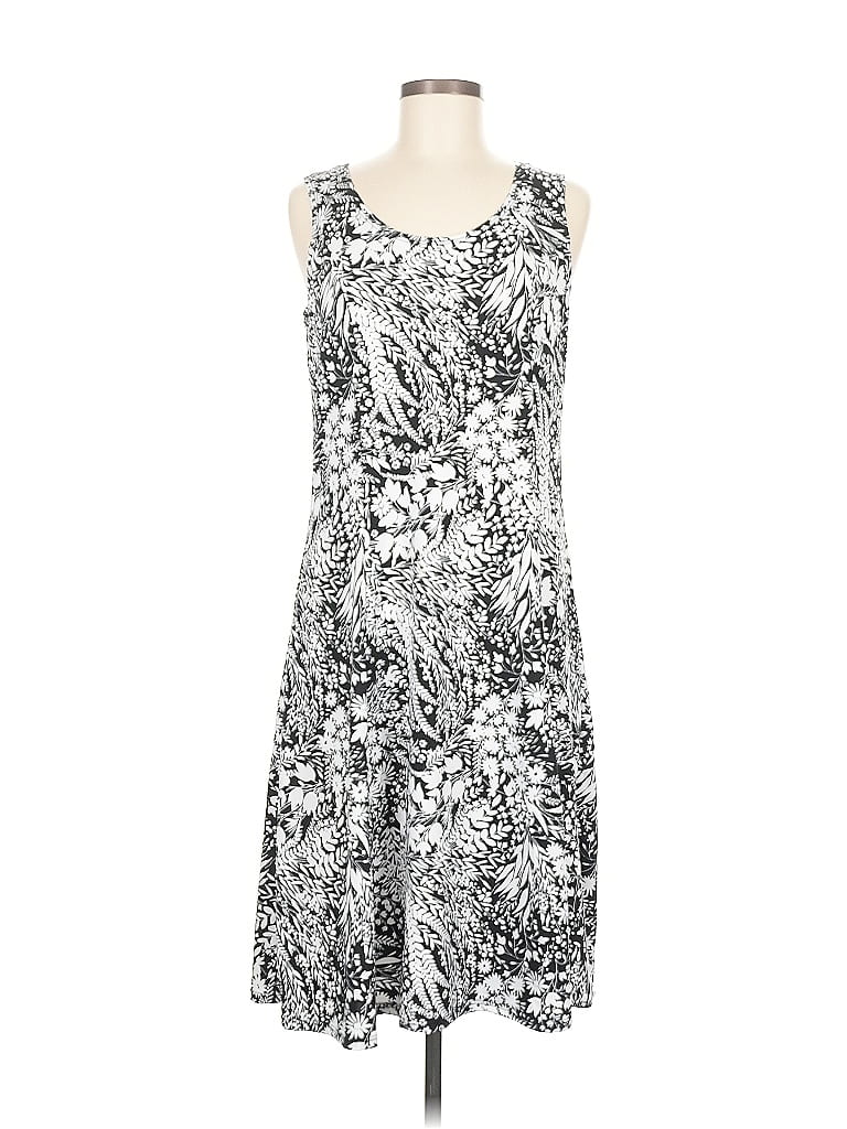 Pre-owned Kim Rogers Casual Dress In Silver