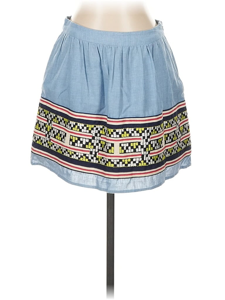 Pre-owned Gryphon New York Denim Skirt In Blue