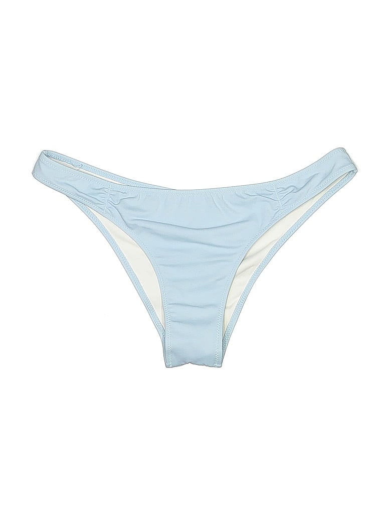 Pre-owned Victoria's Secret Pink Swimsuit Bottoms In Blue