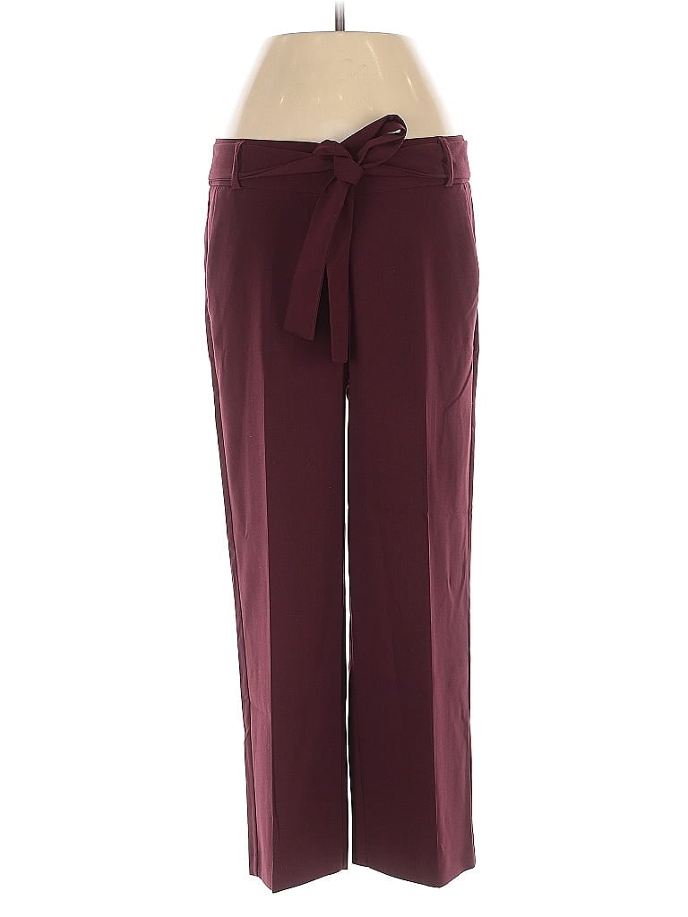 Pre-owned Cynthia Rowley Tjx Casual Pants In Burgundy
