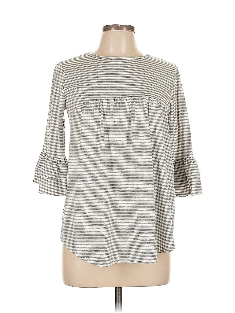 Click to view more detailed imagery on our partner's website Pre-owned Ces Femme 3/4 Sleeve T-shirt In Gray