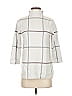 Tahari Plaid White Gray Turtleneck Sweater Size S - photo 1