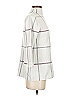 Tahari Plaid White Gray Turtleneck Sweater Size S - photo 4