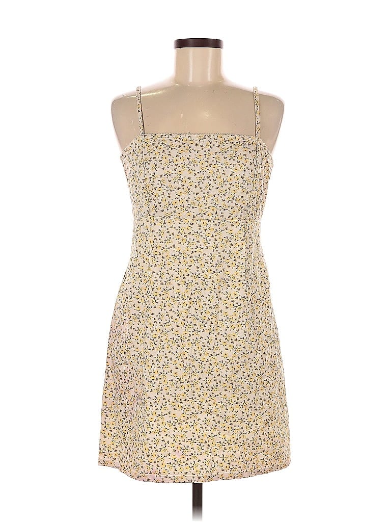Pre-owned Wild Fable Cocktail Dress In Gold