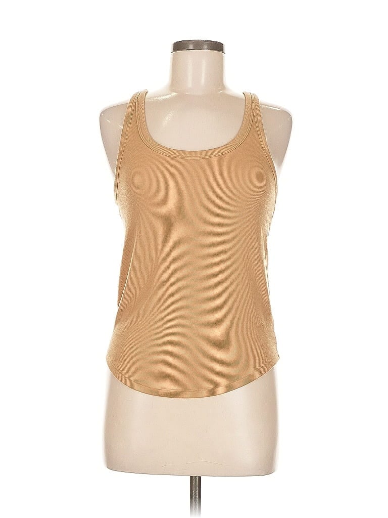 Pre-owned Active By Old Navy Tank Top Tan Halter Neckline Tops In Brown