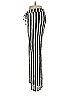 Isabella Rose Stripes Silver Ivory Casual Pants Size S - photo 5