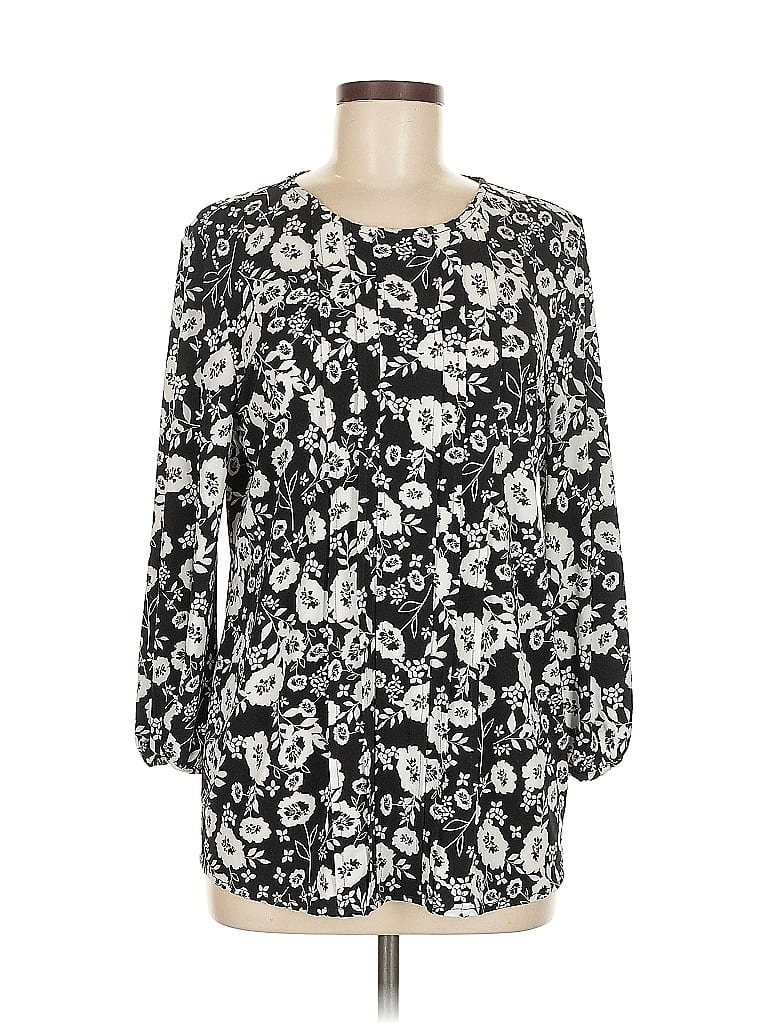KARL LAGERFELD Pre-owned Long Sleeve Blouse In Black