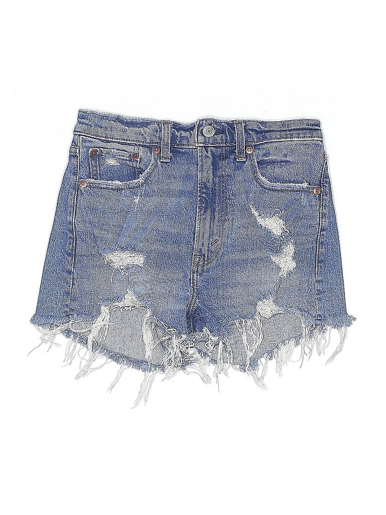 ABERCROMBIE & FITCH Pre-owned Denim Shorts In Blue