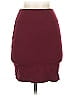 Sweet 100% Polyester Solid Burgundy Casual Skirt Size S - photo 1