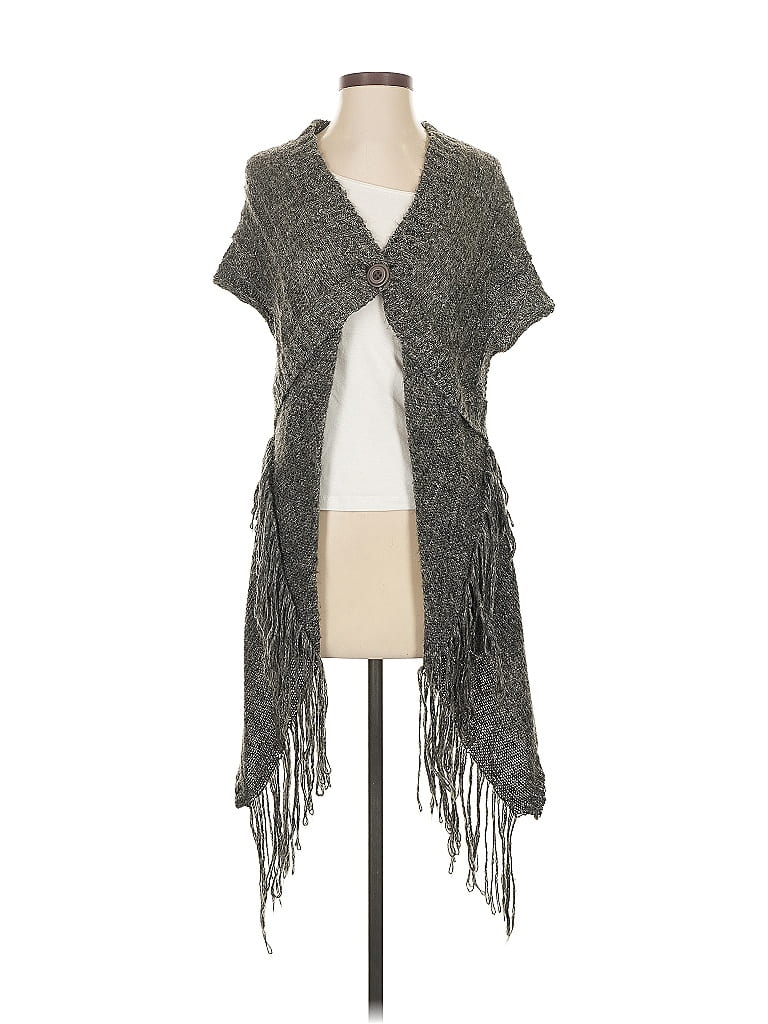 Pre-owned Assorted Brands Cardigan Sweater In Gray