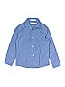 Calvin Klein Blue Long Sleeve Button-Down Shirt Size 4 - photo 1