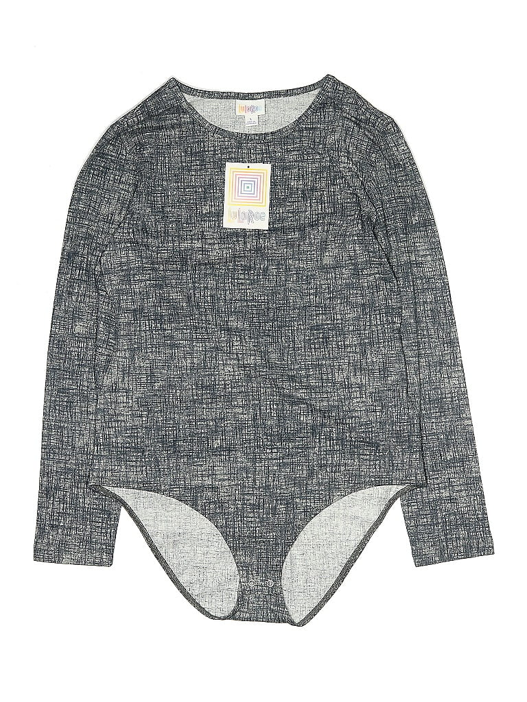 Pre-owned Lularoe Bodysuit In Gray