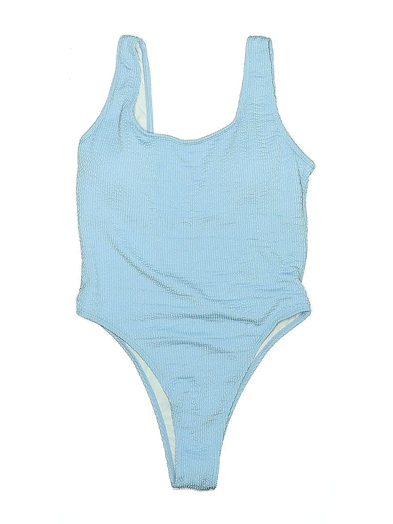 Pre-owned Unbranded One Piece Swimsuit In Blue
