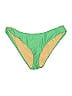 J.Crew Color Block Green Swimsuit Bottoms Size XL - photo 1