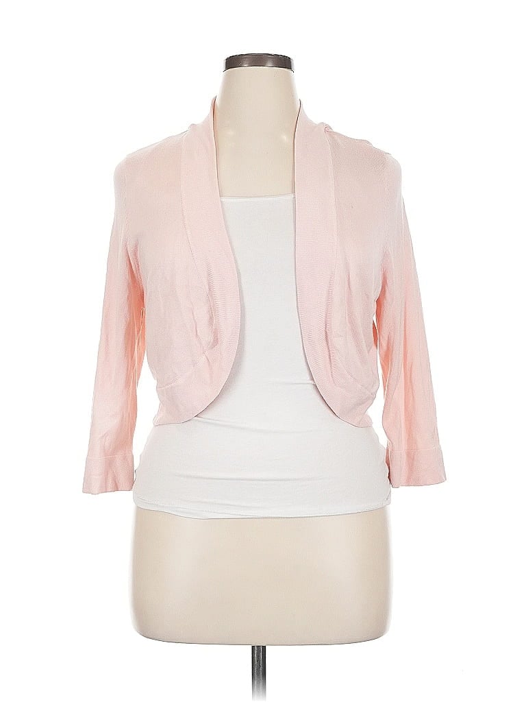 Pre-owned Jessica H Cardigan Sweater In Pink