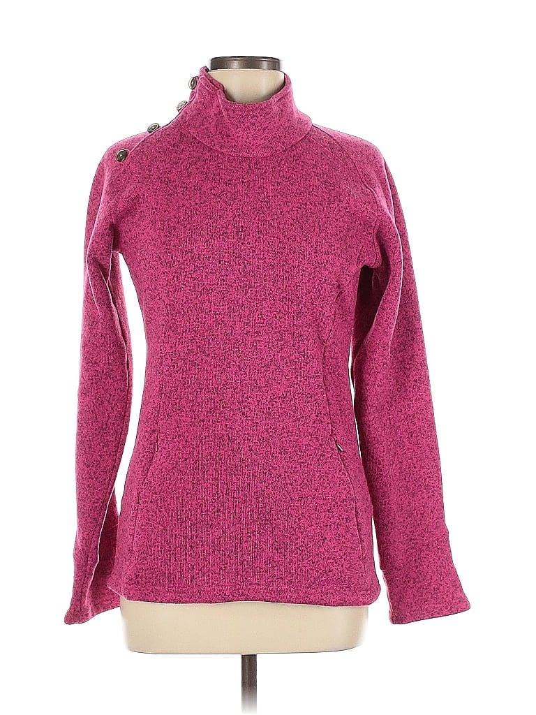 Pre-owned Cabela's Turtleneck Sweater In Pink