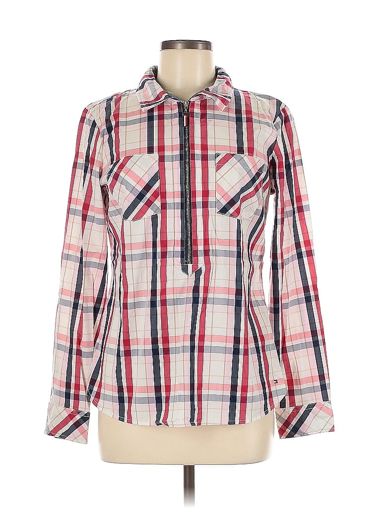 TOMMY HILFIGER Pre-owned Long Sleeve Blouse In Pink