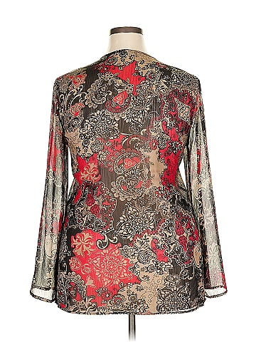 NY Collection 3/4 Sleeve Blouse (view 2)