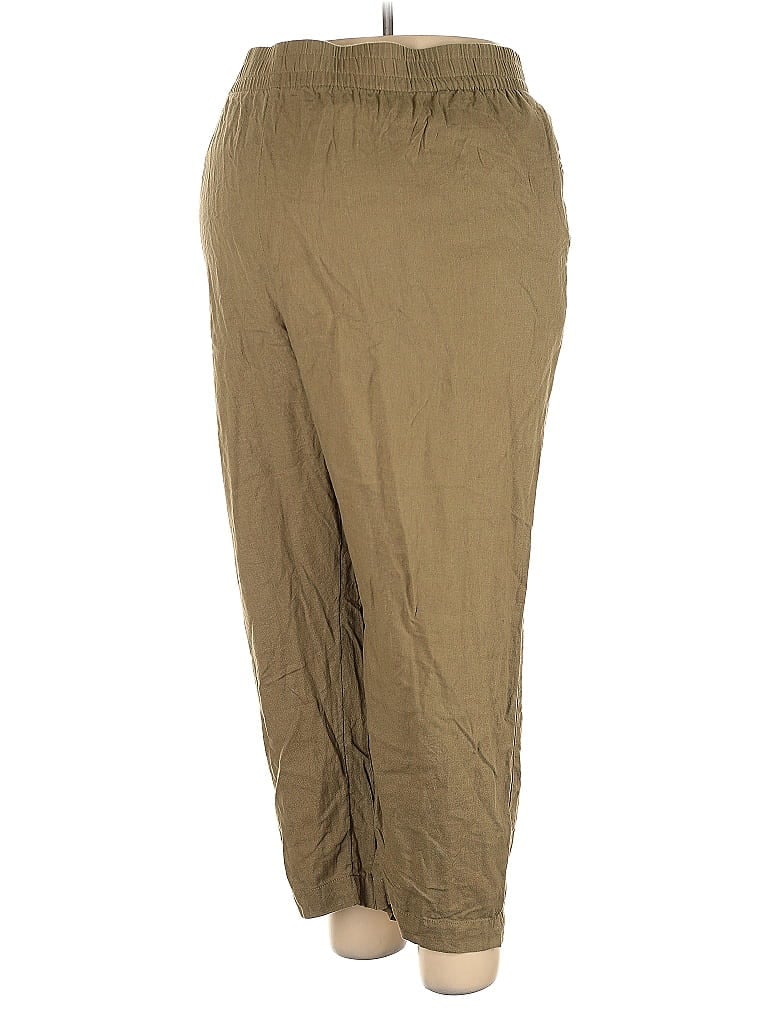 Pre-owned Old Navy - Maternity Linen Pants In Brown