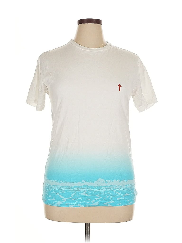 Pre-owned Assorted Brands Short Sleeve T-shirt In White