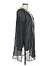 WD.NY 100% Polyester Black 3/4 Sleeve Blouse Size 12 - photo 4