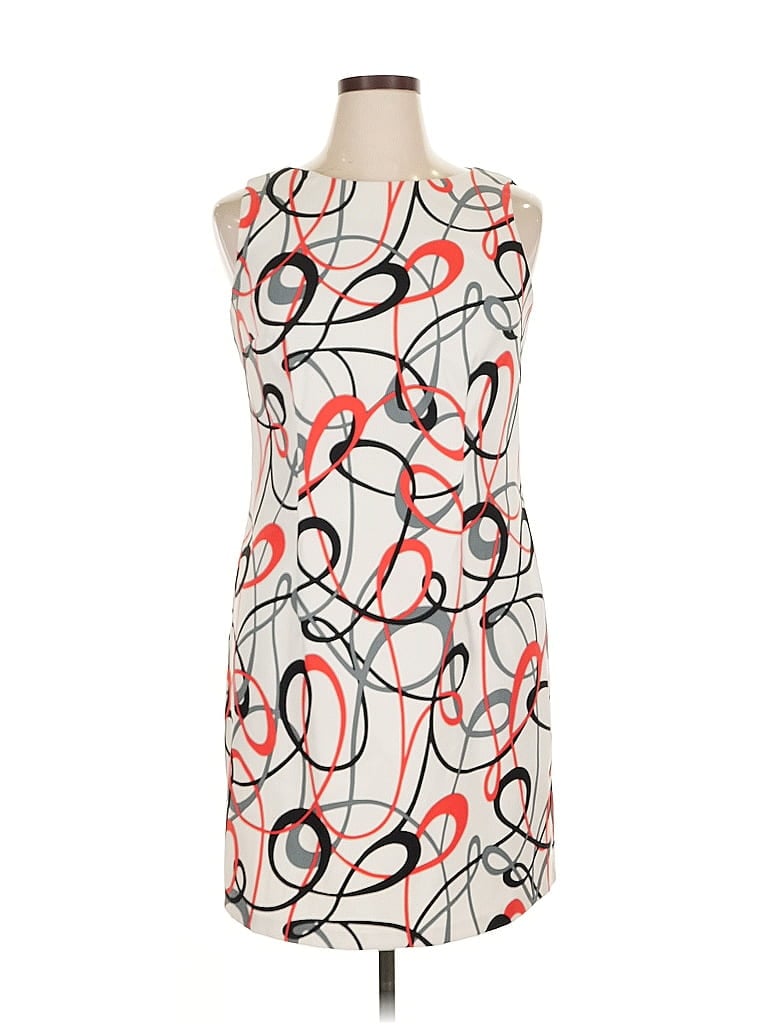 Pre-owned Dressbarn Cocktail Dress In White