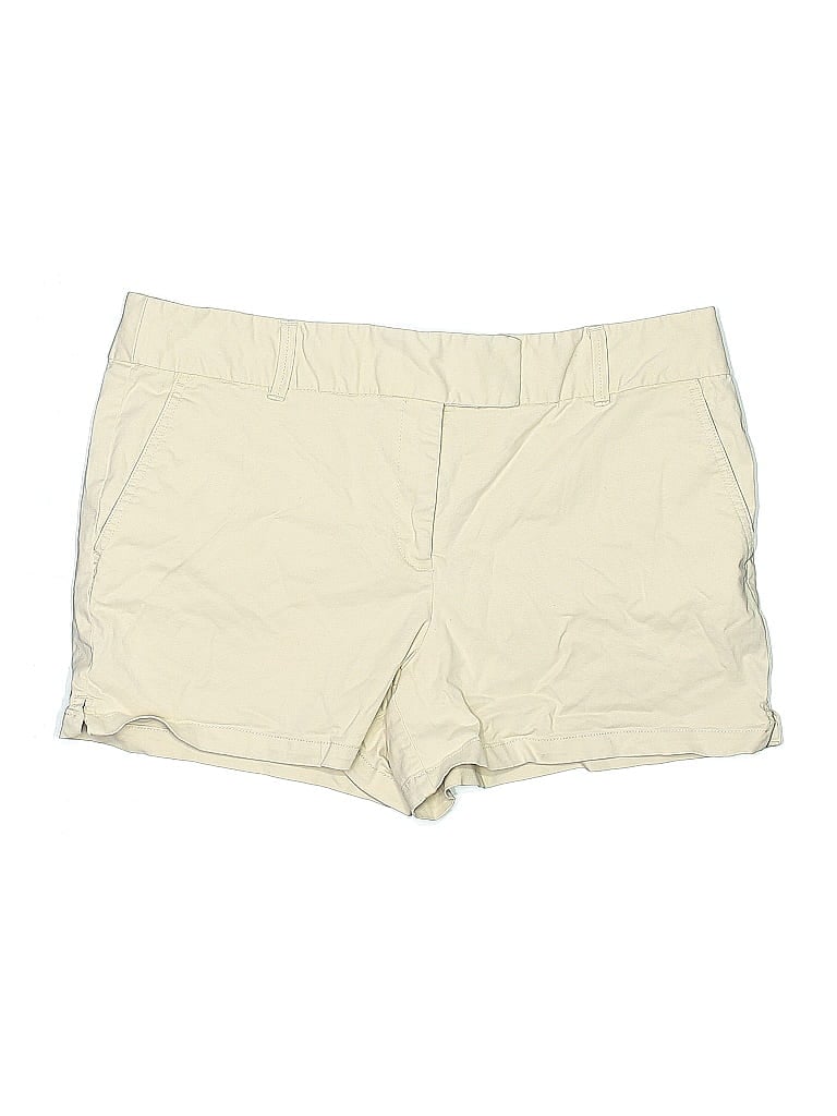 Pre-owned Ann Taylor Loft Khaki Shorts In White