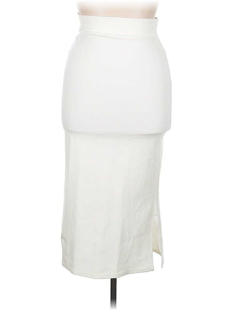 Pre-owned Assorted Brands Casual Skirt In White