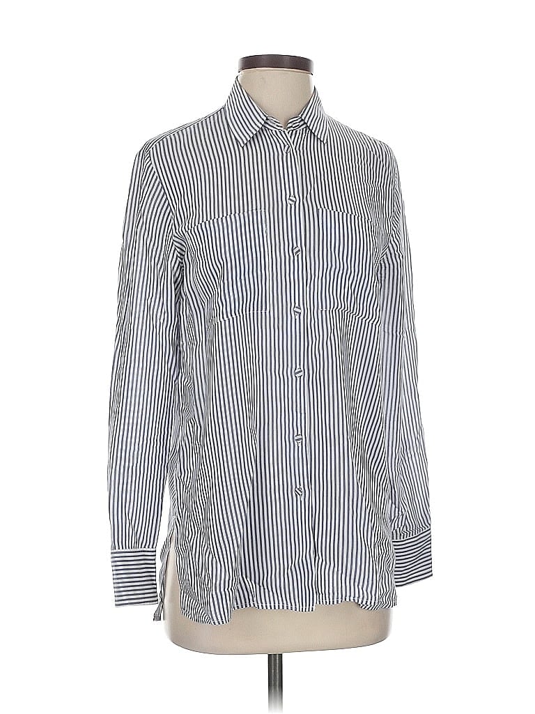 BANANA REPUBLIC Pre-owned Long Sleeve Button Down Shirt In Blue