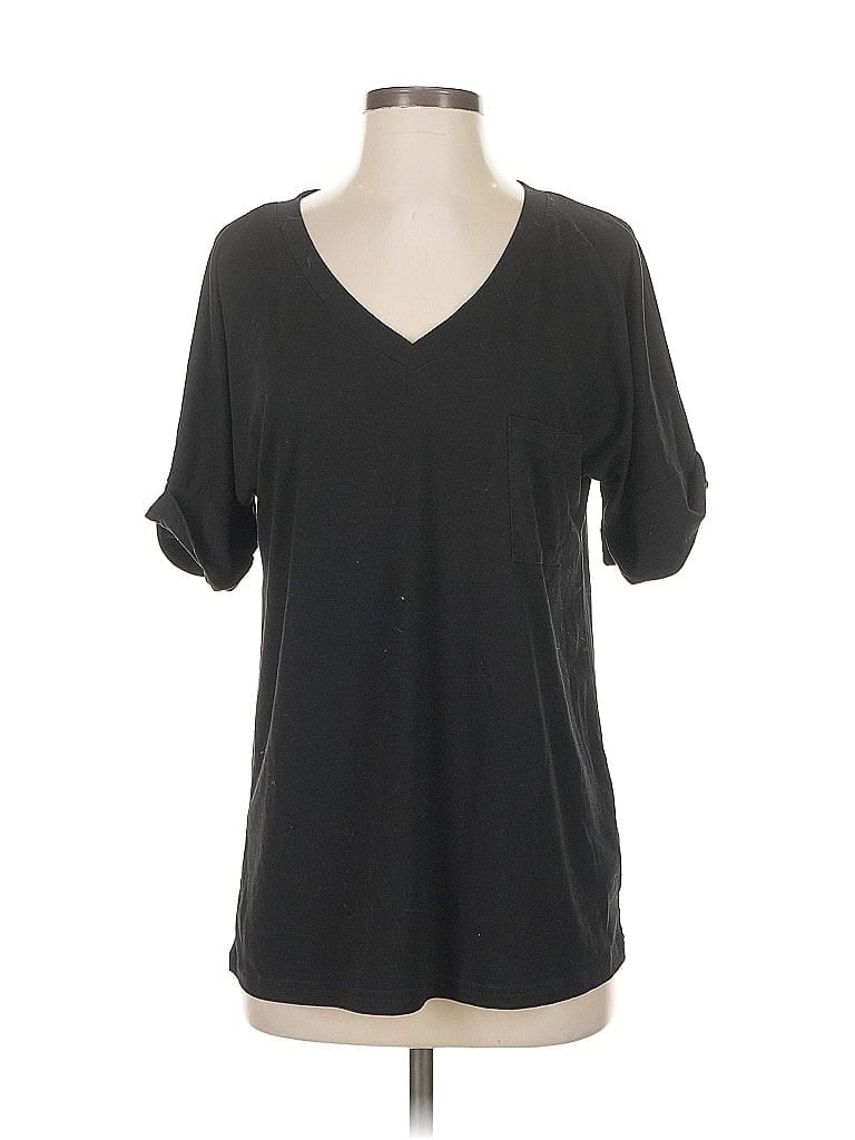 Pre-owned Unbranded Short Sleeve T-shirt In Black