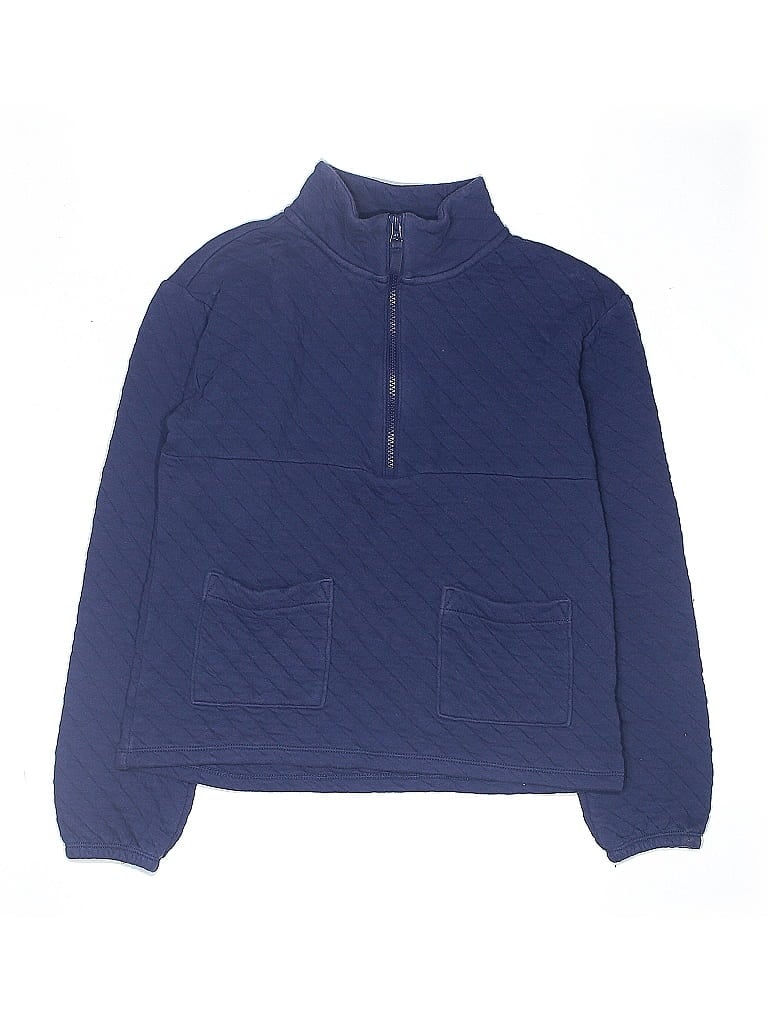 Pre-owned Crewcuts Kids' Pullover Sweater In Blue