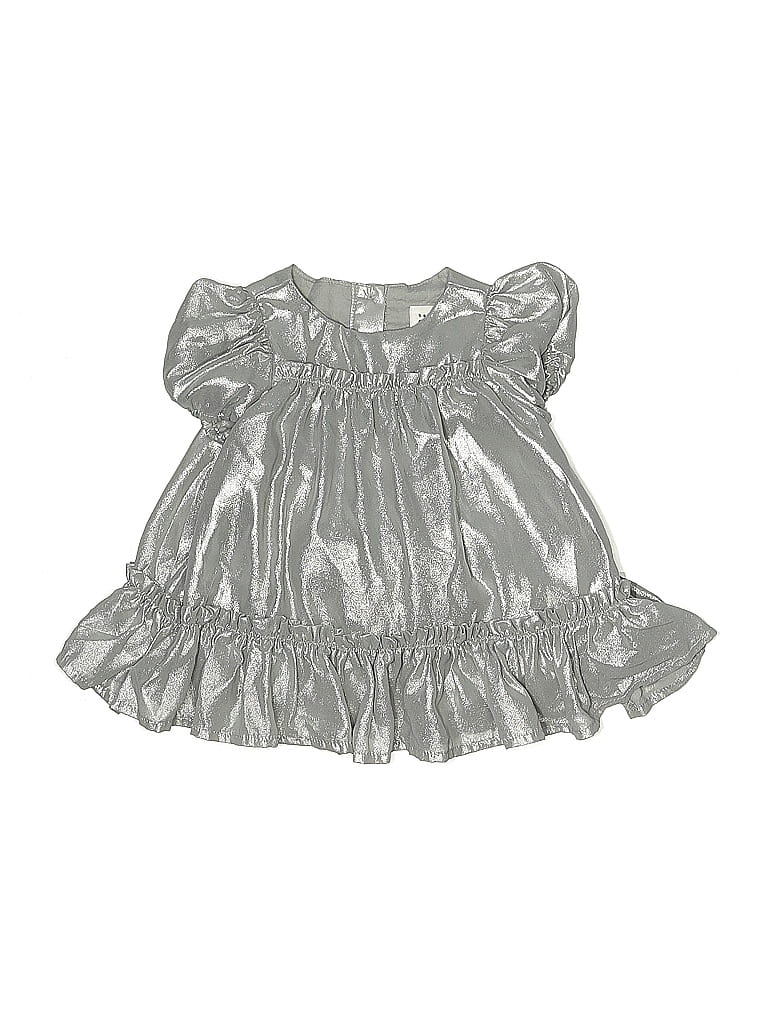Pre-owned Baby Gap Babies' Dress In Silver