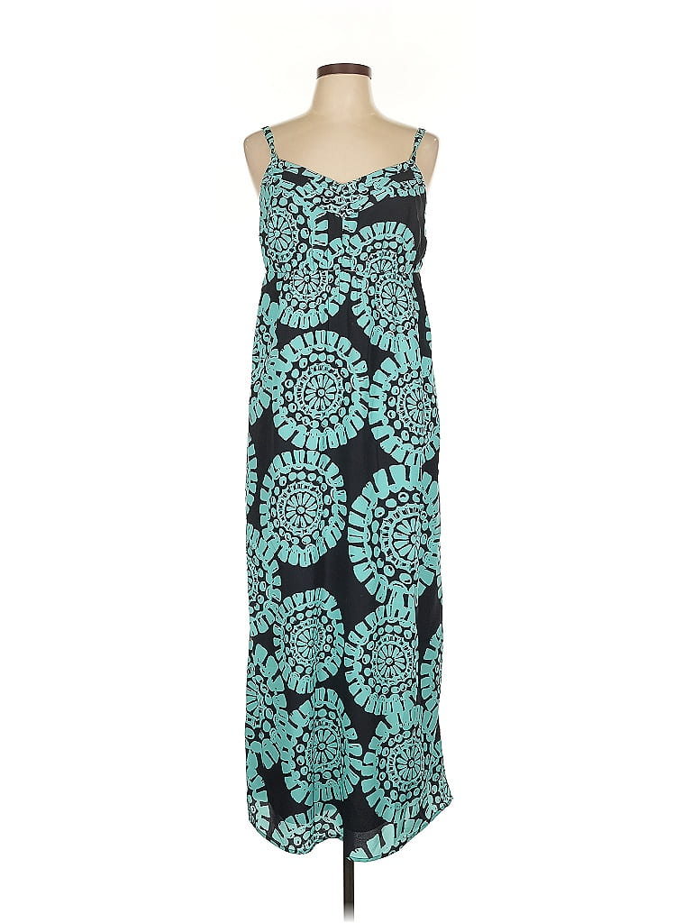 Pre-owned Ann Taylor Loft Outlet Casual Dress In Blue