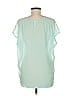 Ambiance Apparel 100% Rayon Green Short Sleeve Top Size M - photo 2