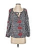 J.Crew 100% Cotton Gray 3/4 Sleeve Blouse Size 0 - photo 1