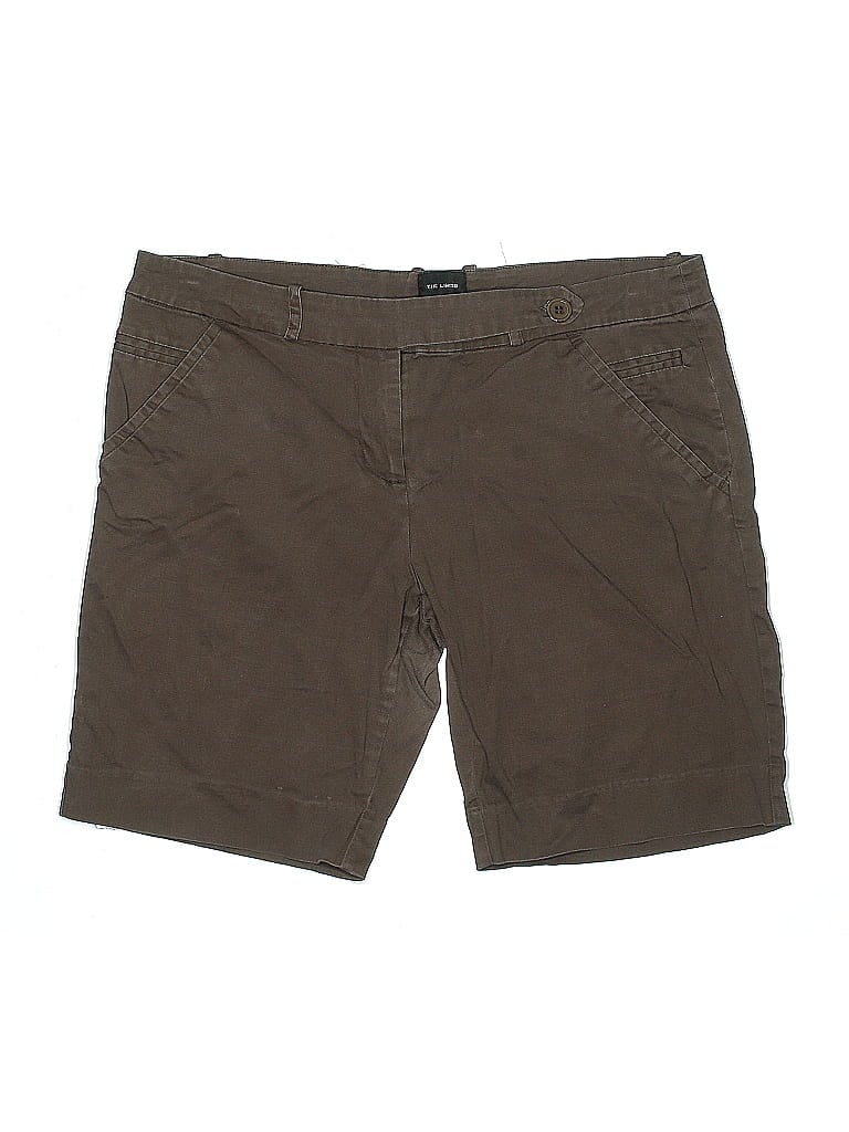 Pre-owned The Limited Khaki Shorts In Brown