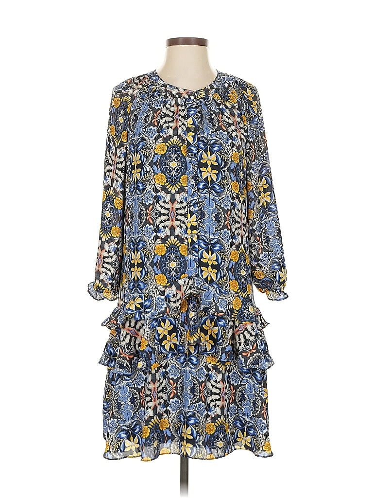 Pre-owned Ann Taylor Loft Casual Dress In Blue