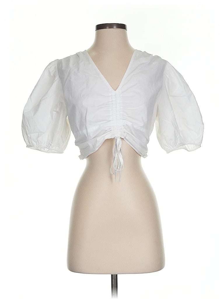 DEREK LAM COLLECTIVE Pre-owned Short Sleeve Blouse In White