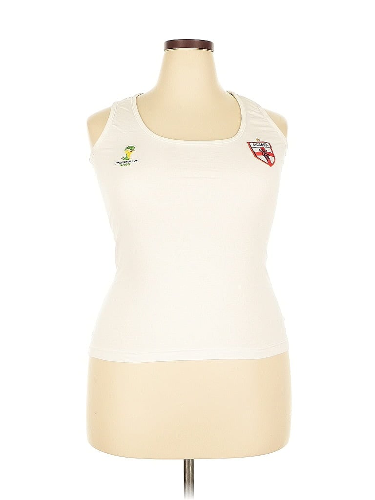 Pre-owned Assorted Brands Sleeveless T-shirt In White