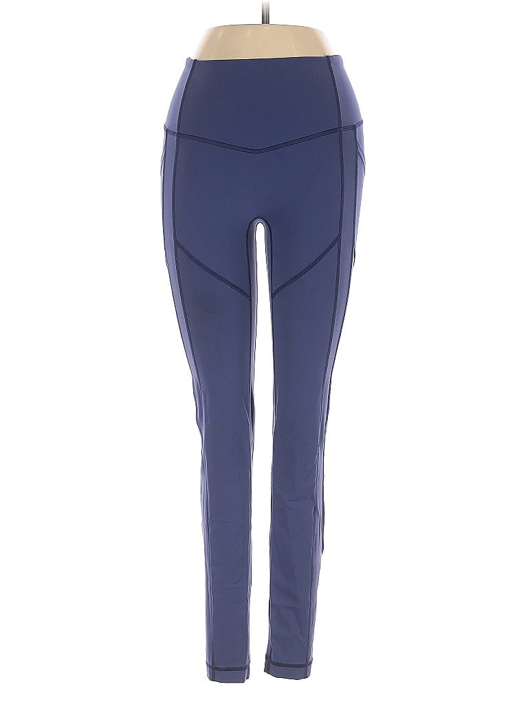 Pre-owned Lululemon Athletica Active Pants In Purple