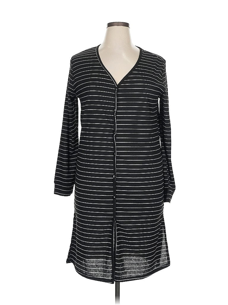 Pre-owned Assorted Brands Cardigan Sweater In Black