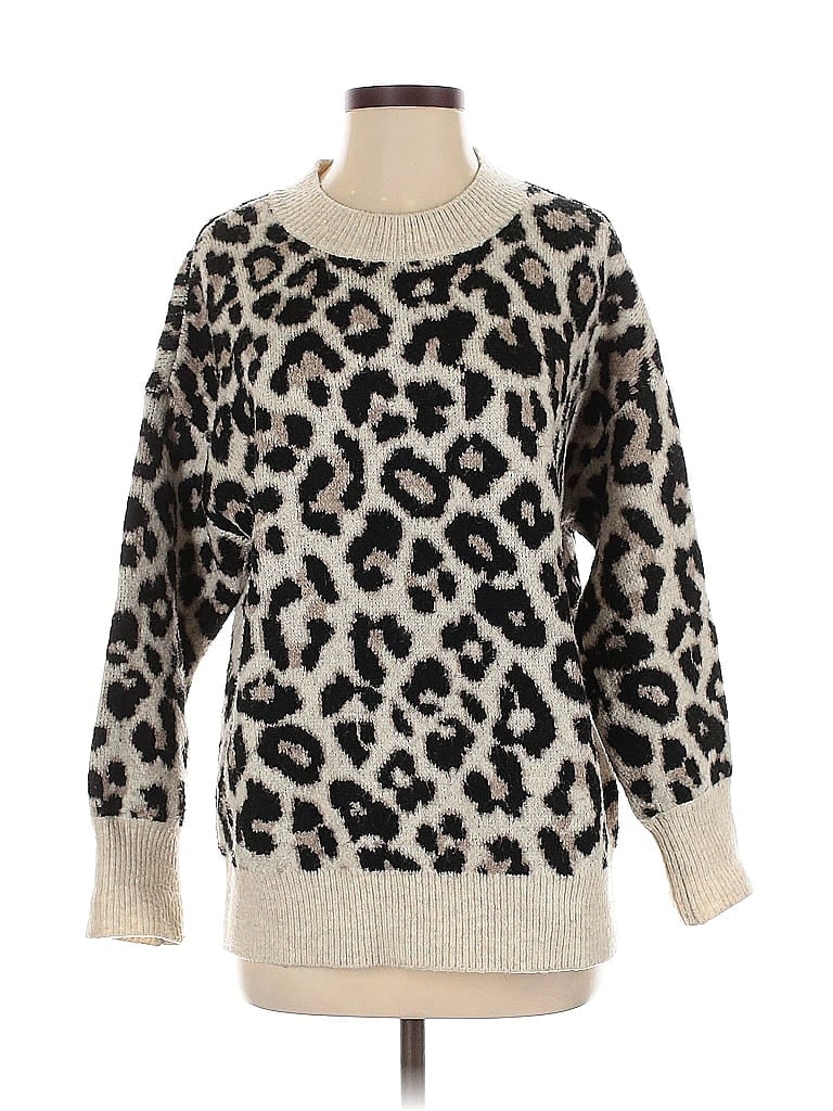 Pre-owned Vince Camuto Pullover Sweater In White
