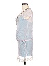 Ginger & Java 100% Silk Blue Cocktail Dress Size L - photo 5