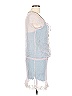 Ginger & Java 100% Silk Blue Cocktail Dress Size L - photo 4